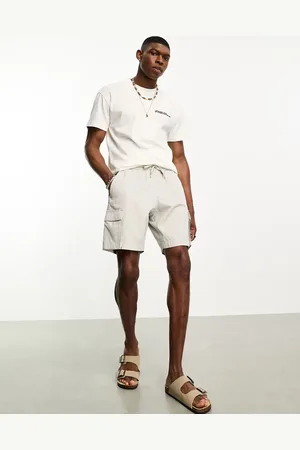 Abercrombie & Fitch Abercombie & Fitch pull-on utility short in light beige