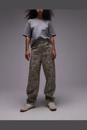 Carhartt Duck orell tapered jeans in beige camo