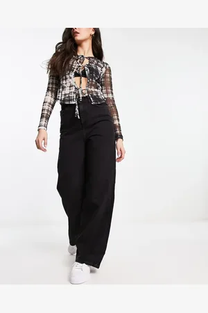 JJXX Tokyo high waisted wide leg jeans in