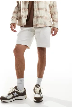 River Island Carpenter shorts in ecru