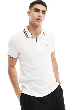 HUGO BOSS Paddy tipped polo shirt in