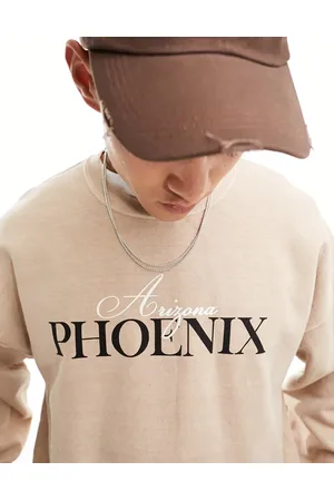 New Look Phoenix print sweatshirt in stone
