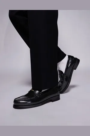 WALK LONDON Dalston penny loafer in smooth leather