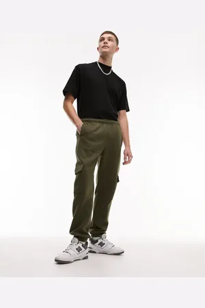 Topman Cargo jogger in khaki
