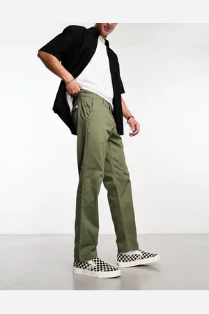 JACK & JONES Intelligence kane loose fit chino trousers in olive