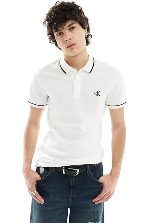 Calvin Klein Tipping slim polo in