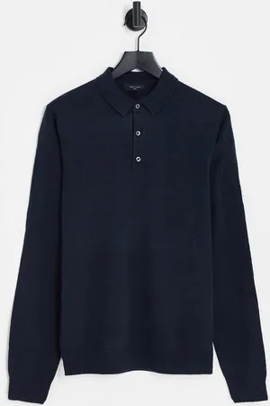 New Look Slim fit knitted polo in