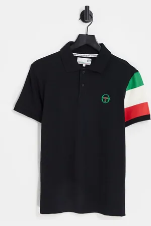 Sergio Tacchini Flag sleeve polo in