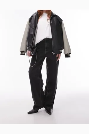 Topshop Gilmore low slung boyfriend jean in dirty washed