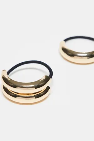 ASOS Pack of 2 hair cuffs in tone