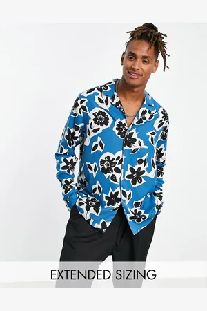 ASOS Relaxed revere shirt in floral print