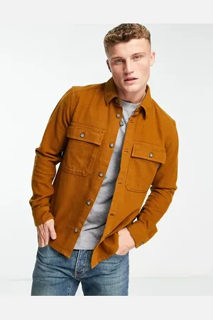 Only & Sons Flannel overshirt in