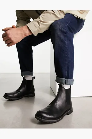 Schuh Dylan casual chelsea boots in leather