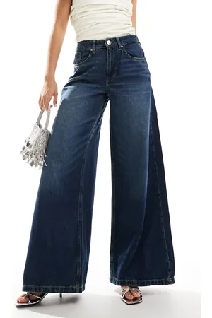River Island Palazzo jean in darkwash