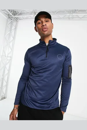 Able Active A Better Life Exists Active half zip long sleeve t-shirt in