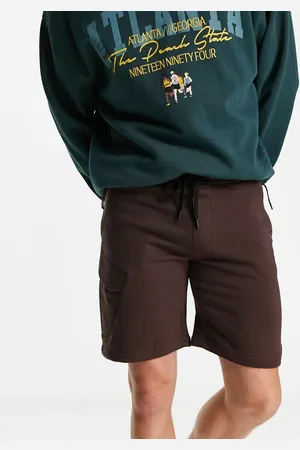 Bershka Cargo jersey shorts in