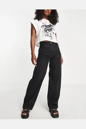 Topshop Baggy jeans in washed