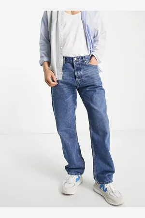 Weekday Space straight jeans in deep