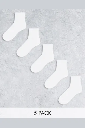 ASOS 5 pack ankle socks in