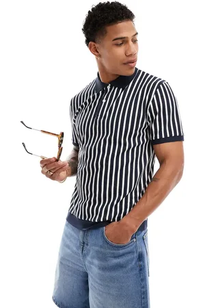ASOS Polo in and white stripe