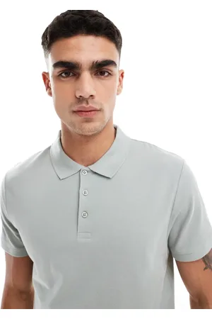 ASOS Pique polo in light