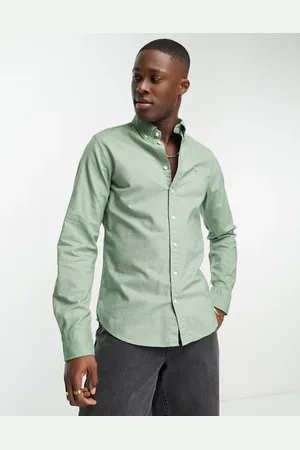 GANT Shield logo slim fit oxford shirt buttondown in light