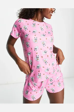 Loungeable Racoon short pyjama set in
