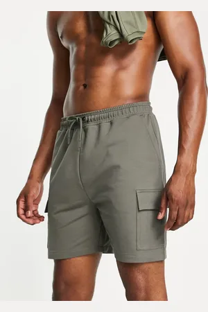 ASOS Training shorts with cargo pocket in khaki