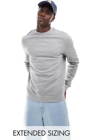 ASOS Crew neck sweatshirt in marl