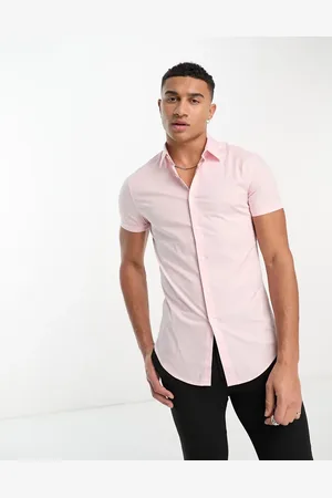 ASOS Skinny fit shirt in pale
