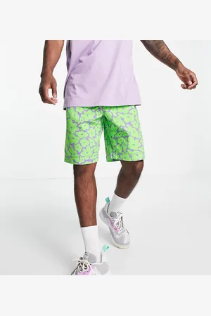 COLLUSION Twill floral shorts co-ord in bright