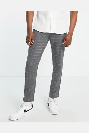 Pull&Bear Slim tailored trousers in check