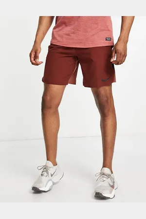 Nike Nike Pro Training Flex Rep 3.0 shorts in burgundy