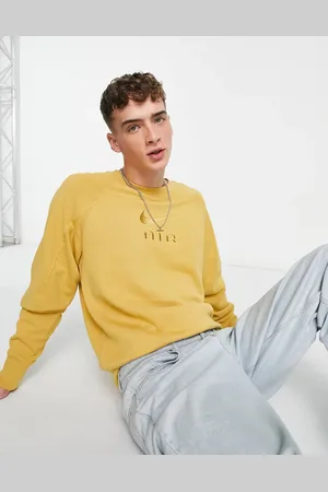 Nike Air logo sweatshirt in gold