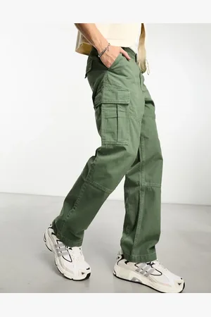 Weekday Joel relaxed cargo trousers in khaki