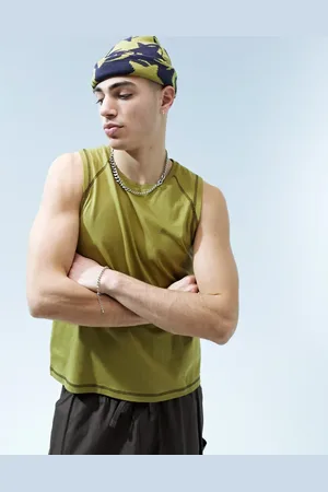 ASOS Seam detail tank in khaki