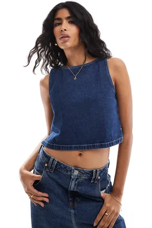ASOS Denim tank top co-ord in indigo