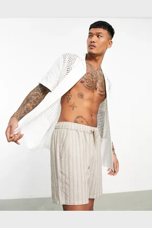 ASOS Relaxed shirt with broidery panels in