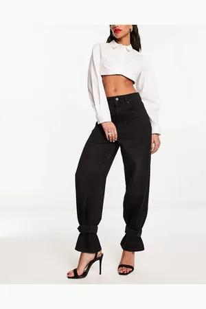 AllSaints Tara ankle tie jeans in