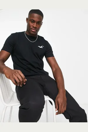 Hollister Exploded icon logo t-shirt in
