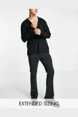 ASOS Skinny high waist flared trousers in