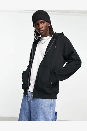 Weekday Standard zip hoodie in washed