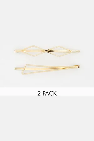 Easilocks Stay Golden Fashion Hair Pins x2