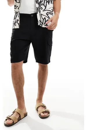 Threadbare Cargo linen shorts in