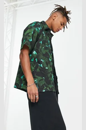 River Island Printed shirt in dark