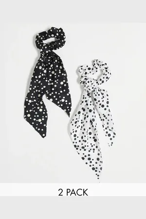 Easilocks Polka Dot Ribbon Scrunchie 2 pack