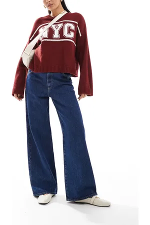 ASOS Wide leg jean in indigo