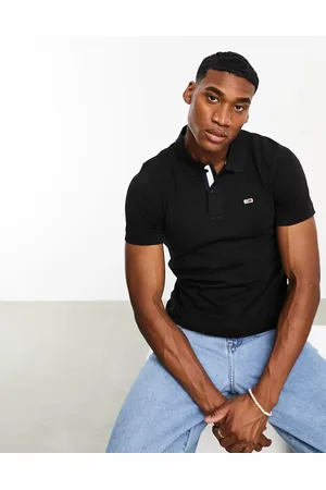 Tommy Hilfiger Slim placket short sleeve polo shirt in