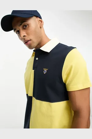 Barbour Clarendon polo shirt in and yellow