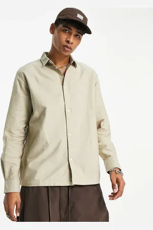 Weekday Carlo cord shirt in beige